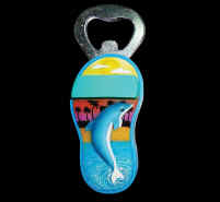 Dolphin Sandal Bottle Opener & Magnet