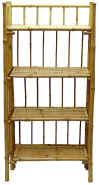 4 Tier Bamboo Folding Shelves
