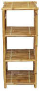 Shelf Bamboo End Table