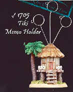 "Tiki" House Memo/Photo Holder