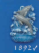 JUMPING DOLPHINS MAGNET