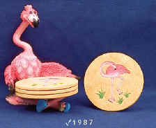 Flamingo Coaster Holder Novelty