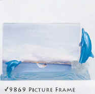 Blue Dolphin Picture Frame