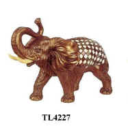Tiffany Style Elephant Accent Lamp